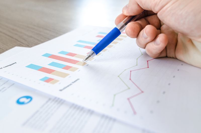 Financial growth chart